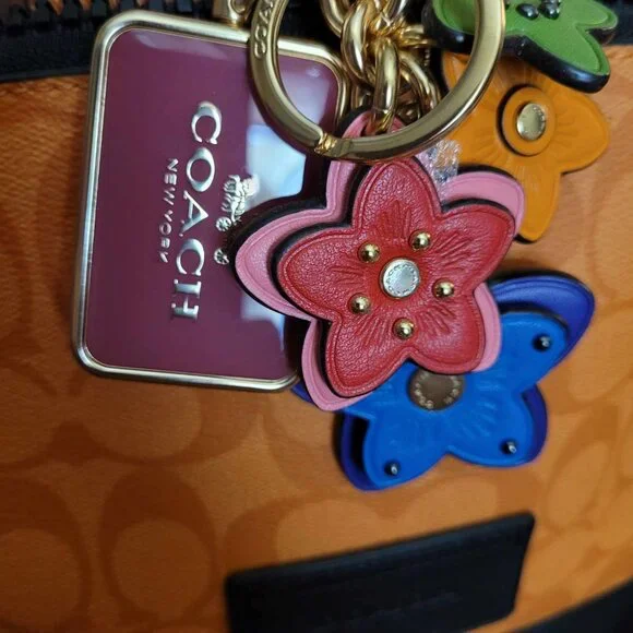 COPY - COACH LARGE MULTI-COLORED BACKPACK/ PURSE/ COACH CHARMS